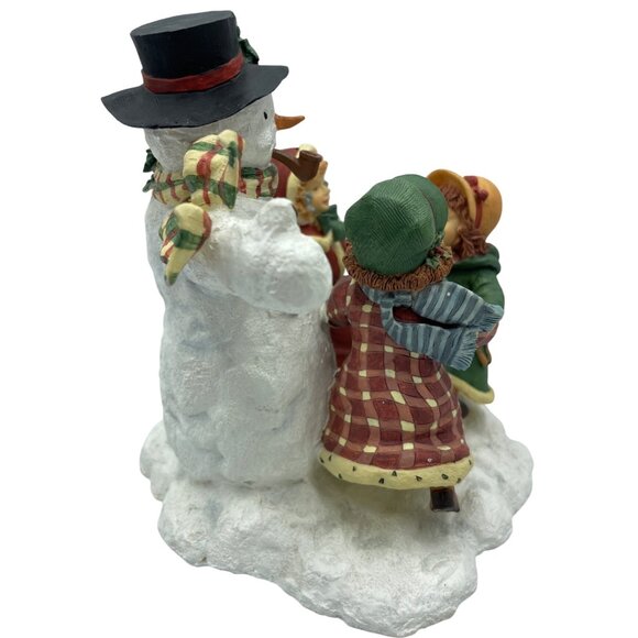 Merry Round Snowmen First Edition 1998 Susan Winget Collectible Figurine - Picture 8 of 16
